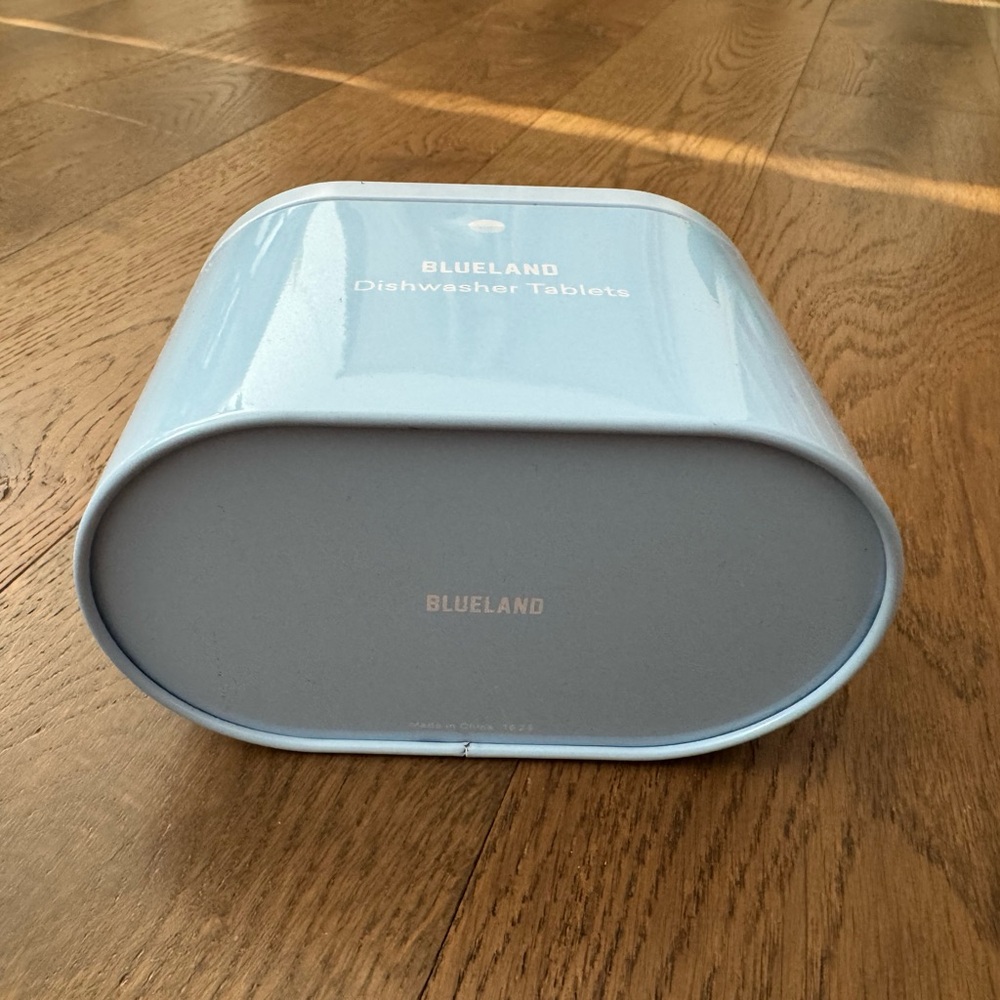 Brand New Blueland Dishwasher Tablets Container tin brand new unused - Picture 3 of 5